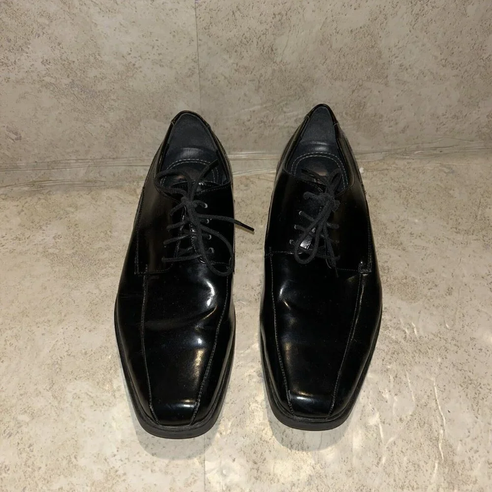 Stacy Adams Black Oxford Leather Classic Business Dress Shoes Men’s Size 8 M